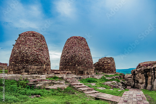 Granaries inside the Fort in Badami,India