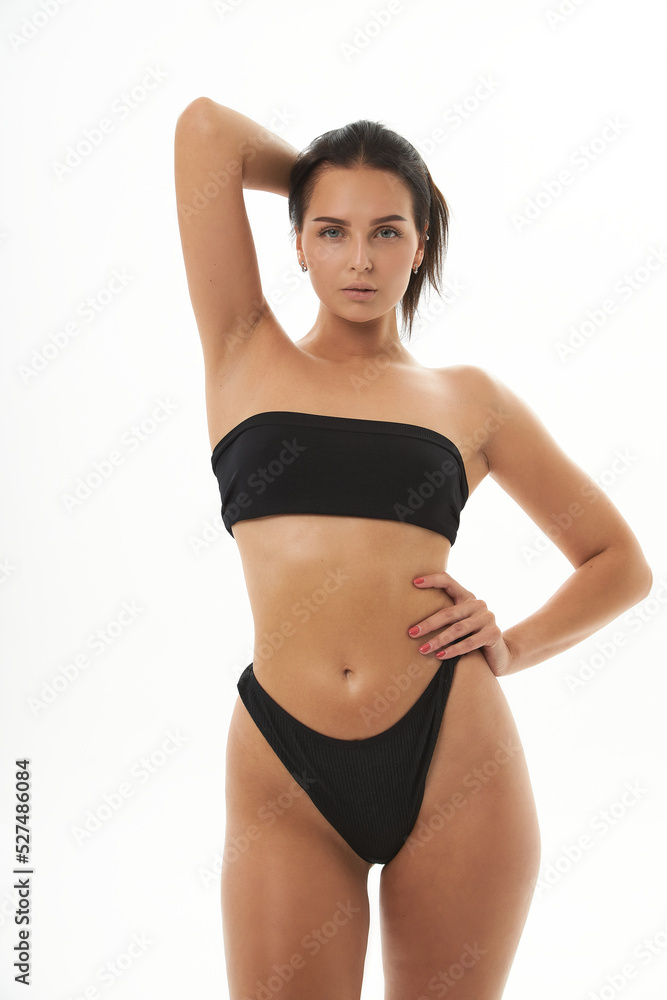 Women fit body shape. Bra model. Plastic surgery. Female breast boobs. Attractive girl presenting her bra. Female in underwear. Women fit body shape. Bra model. Plastic surgery. Female breast boobs. Attractive girl presenting her bra. Female in underwear.