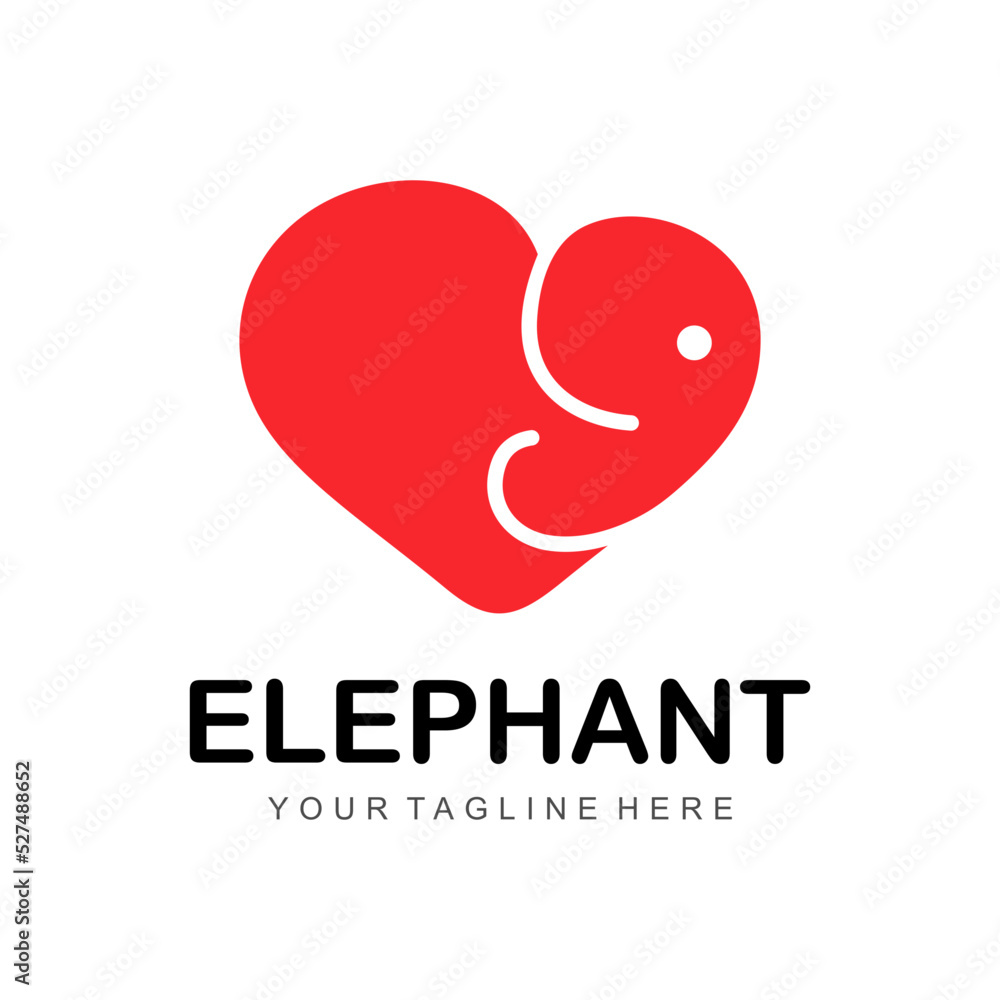 elephant heart logo elephant heart logo