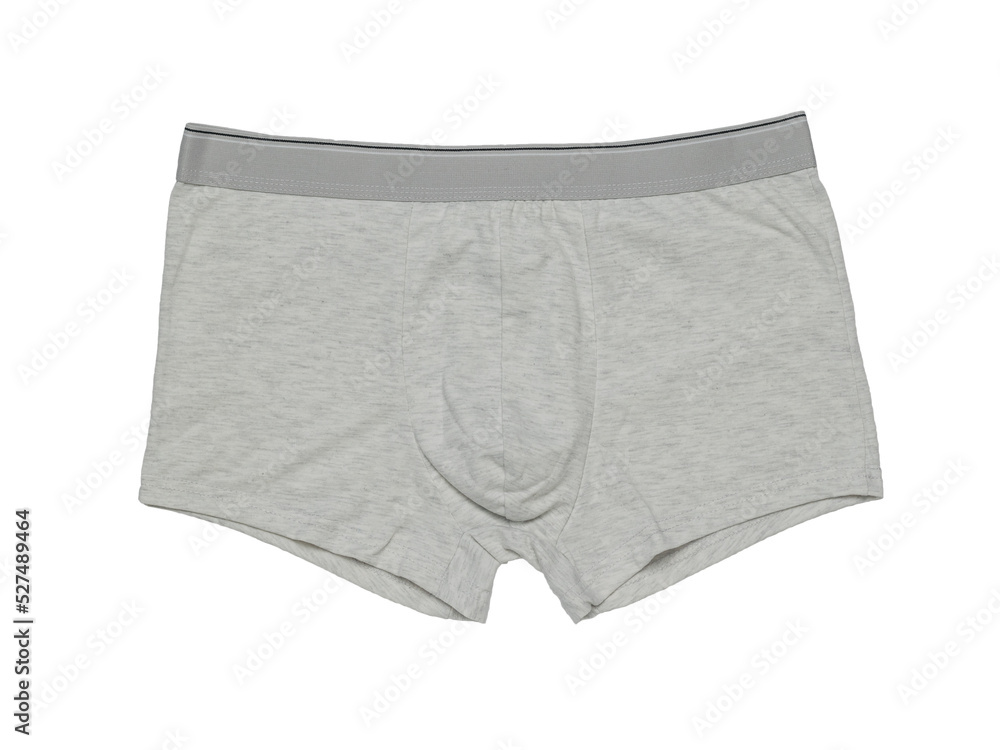 Light men's underpants isolated on a white background. Minimal concept of men's underwear. Light men's underpants isolated on a white background. Minimal concept of men's underwear.