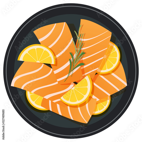 smoked salmon food for festival christmas and thanksgiving