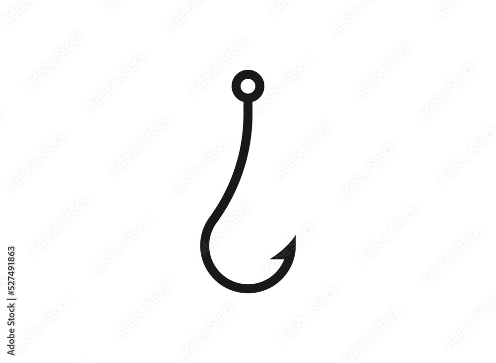 hooks vector isolated on white background. icon hooks isolated. hooks vector isolated on white background. icon hooks isolated.