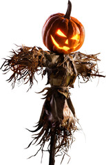 halloween pumpkin scarecrow