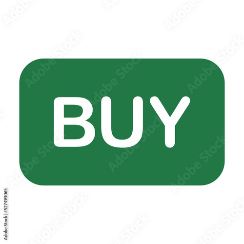 icon vector for button buying something or buy for trading 
