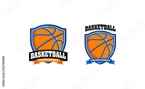 Modern professional illustration vector graphic of Basketball logo. All star tournament and championship sport design.