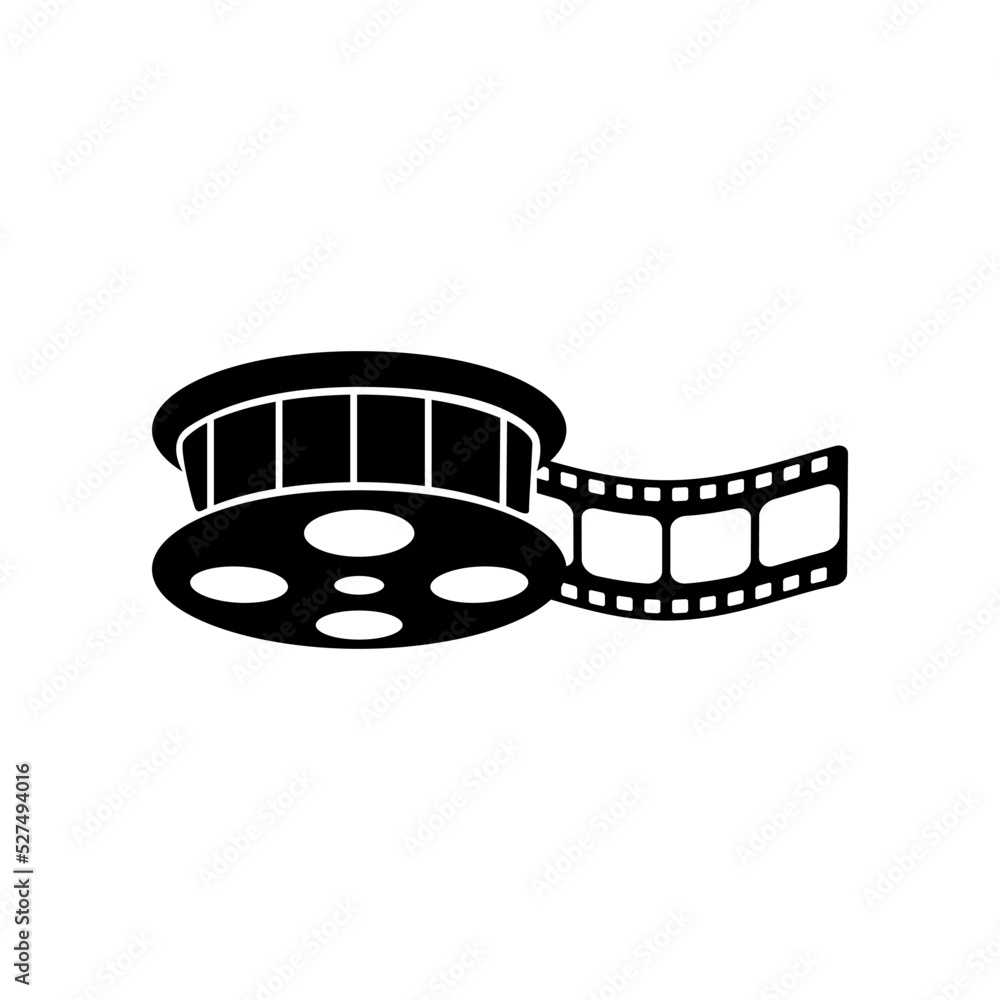 Roll Film, Movie Tape Vector Design Illustration