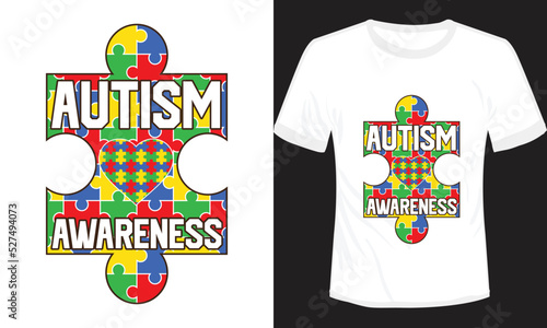 Autism Awareness Day T-shirt Design