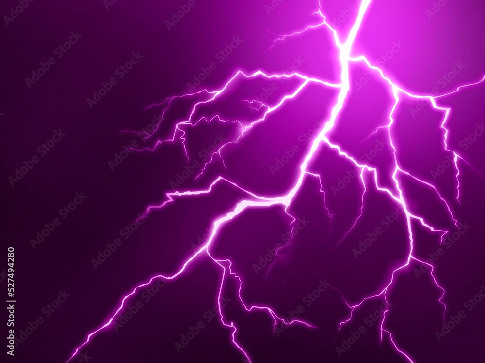 雷のエフェクト背景素材 ilustração do Stock | Adobe Stock