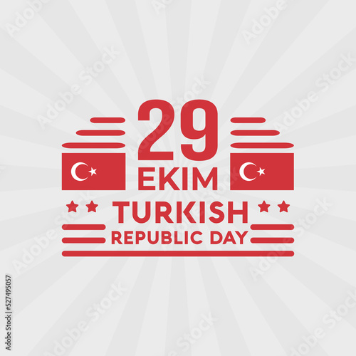29 october turkey republic day, 29 ekim turkish republic day, turkey independence day flat design