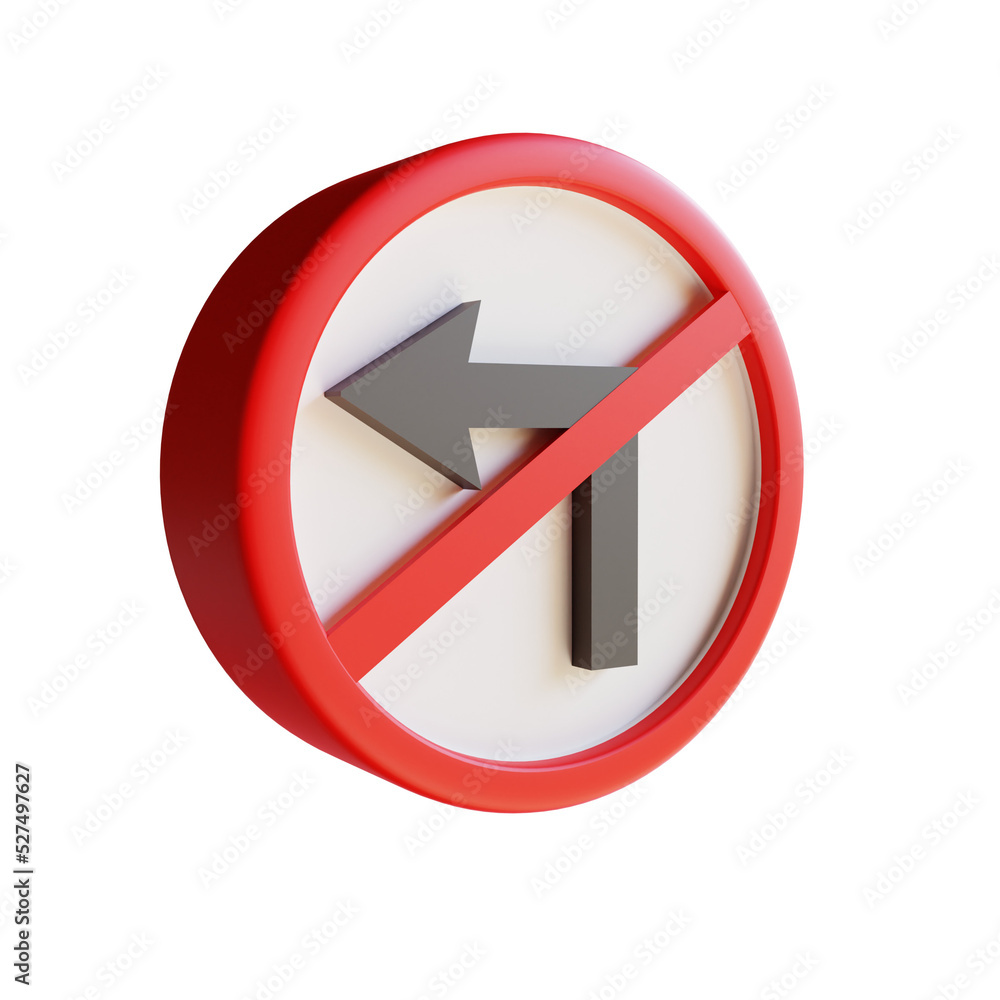 3d render illustration traffic sign 3d render illustration traffic sign