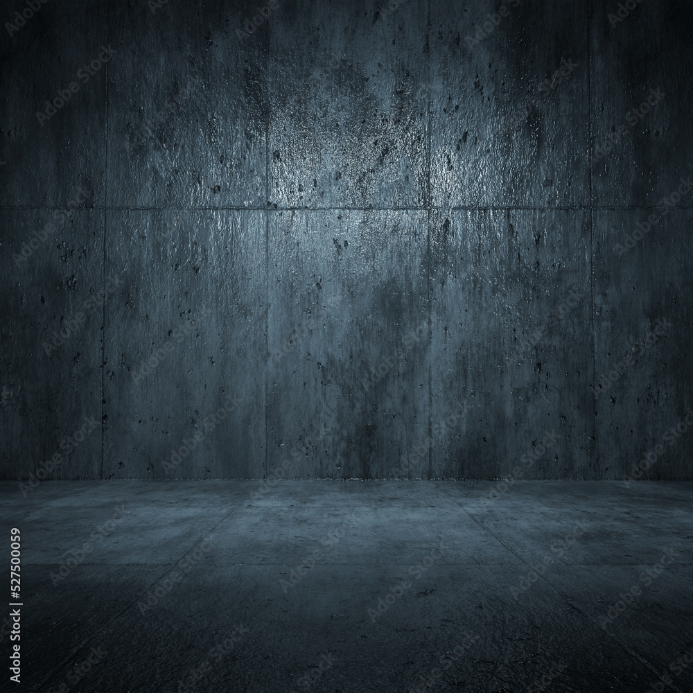 Grunge abstract room with urban metallic background. 3d rendering Grunge abstract room with urban metallic background. 3d rendering