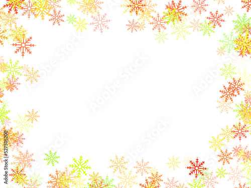 Christmas Snowflake Frame 