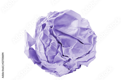 crumpled paper ball