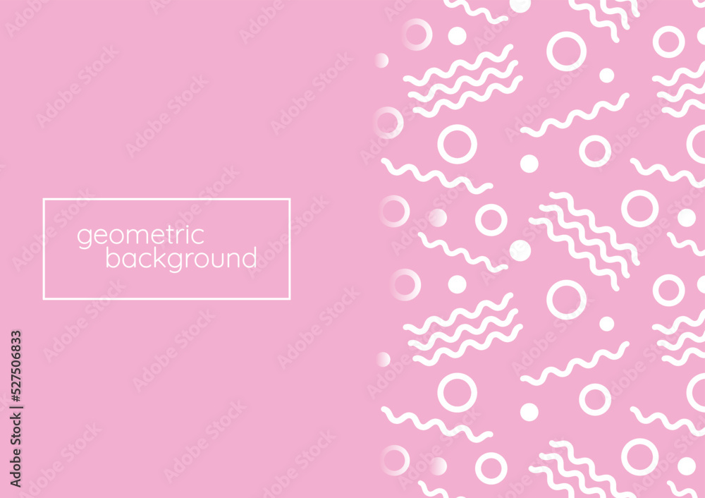 memphis pattern background design for banner background 