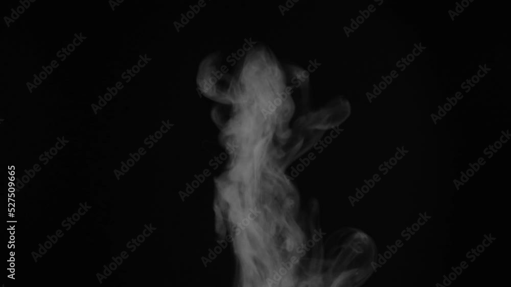 Slow motion of white smoke, fog, mist, vapor on a black background. Slow motion of white smoke, fog, mist, vapor on a black background.
