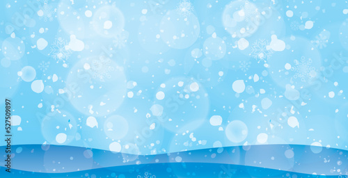 クリスマス　冬　雪　背景