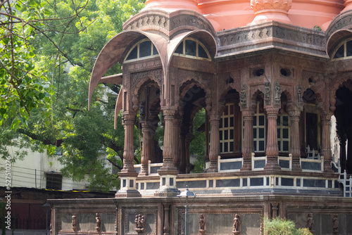 Arches and Pillars of Boliya Sarkar ki Chhatri, Indore, Madhya Pradesh. Also Known as Malhar Rao Chhatri. Indian Architecture. Ancient architecture of Indian temple. photo