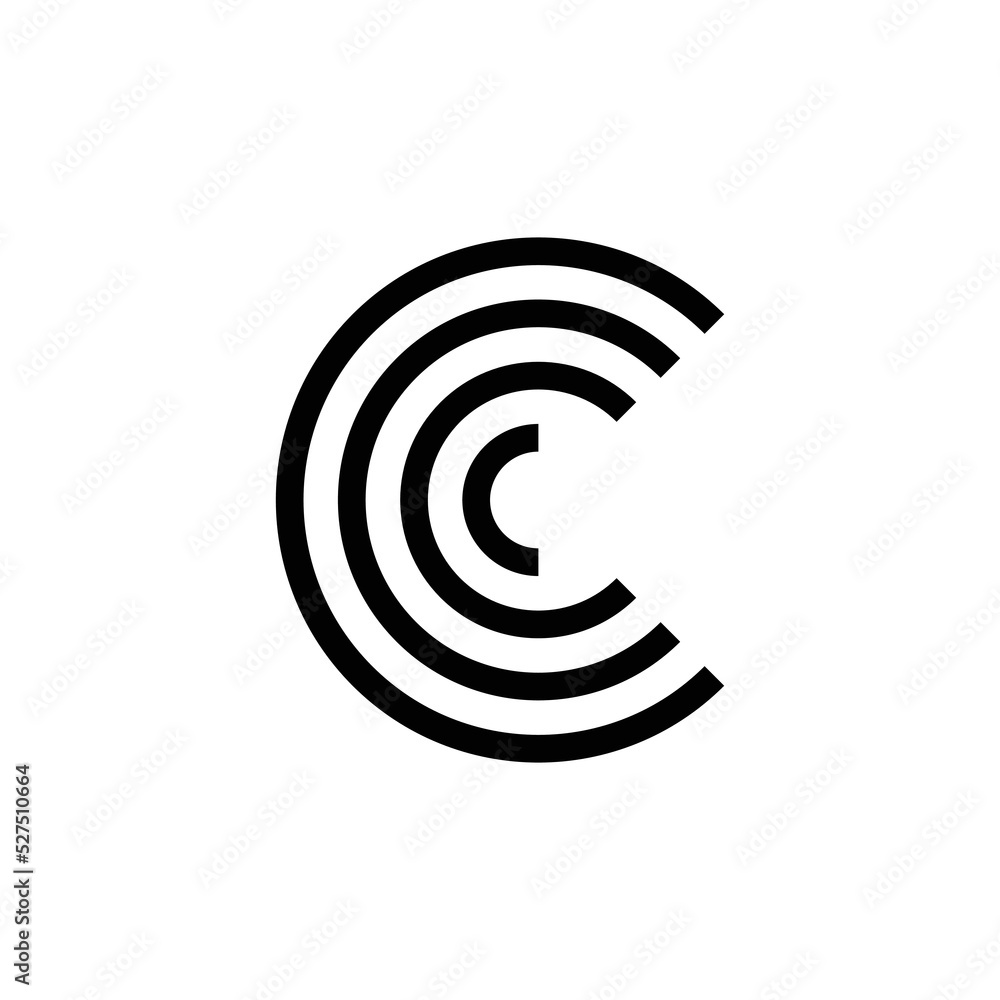 modern letter C monogram logo design modern letter C monogram logo design