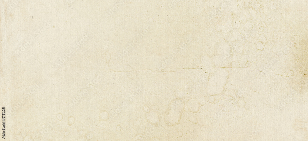 Old parchment paper texture background. Banner