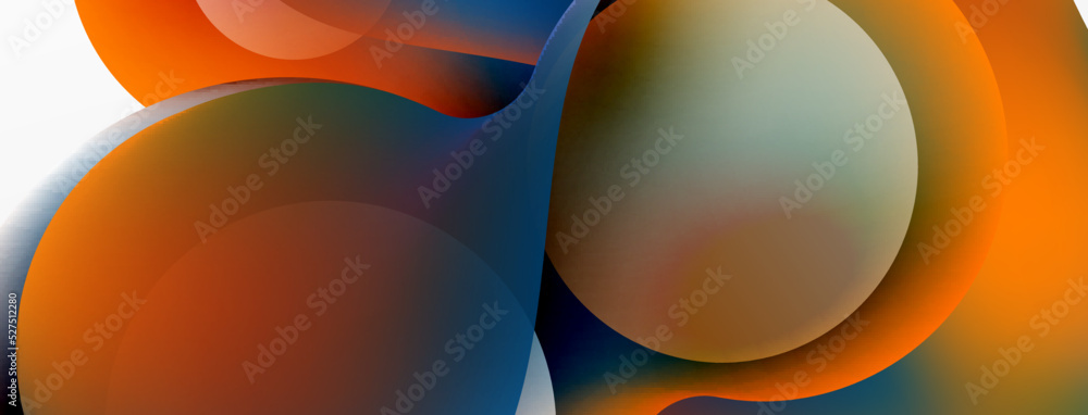 Fluid abstract background. Liquid color gradients composition. Round shapes and circle flowing design for wallpaper, banner, background or landing Fluid abstract background. Liquid color gradients composition. Round shapes and circle flowing design for wallpaper, banner, background or landing