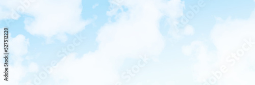 Cloudy blue sky abstract background, blue sky background with tiny clouds, 3d rendering
