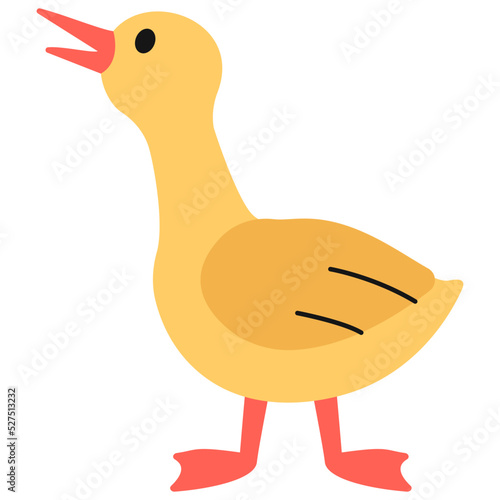 Baby Goose 3D Icon