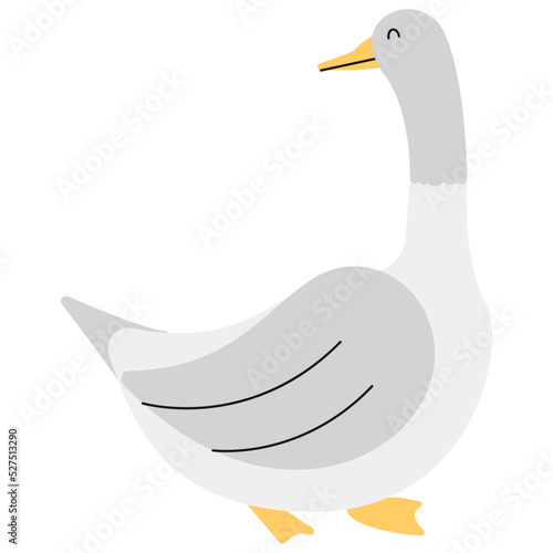 Female Goose 3D Icon