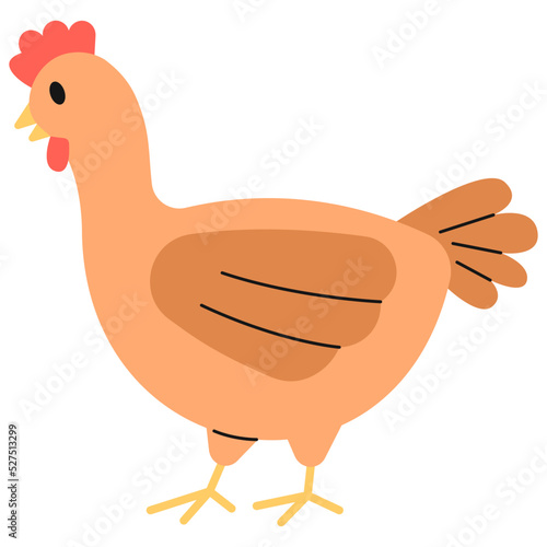 Hen 3D Icon
