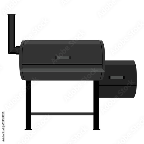 BBQ Barbecue grill with hot coal
