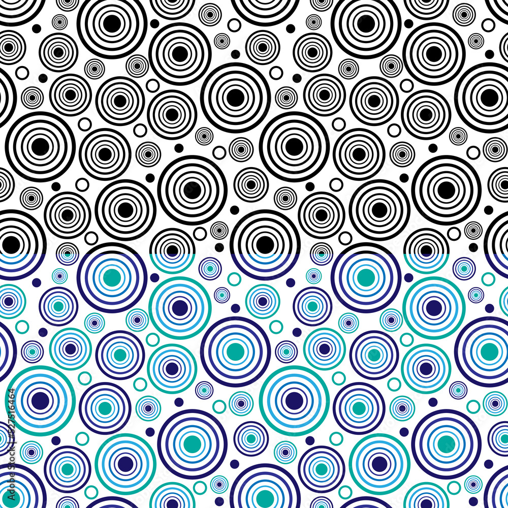 Seamless pattern with circles in vector Seamless pattern with circles in vector