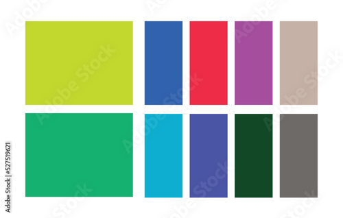 olive green yellow primary and secondary Color Palette