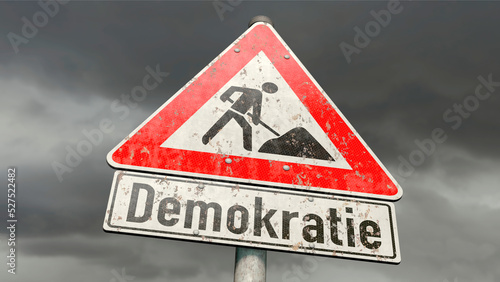Demokratie in Gefahr © bluedesign