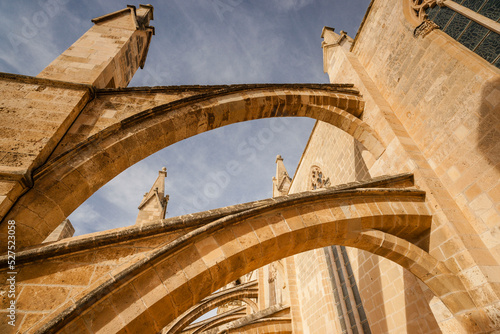 roseton mayor,Catedral de Mallorca , siglo  XIII, Monumento Histórico-artístico, Palma, mallorca, islas baleares, españa, europa