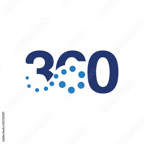 360 seamless logo vector illustration