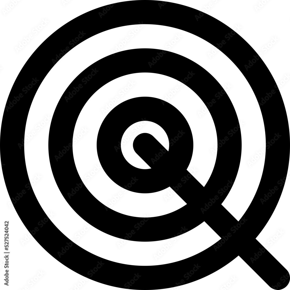 Dartboard Vector Icon Dartboard Vector Icon