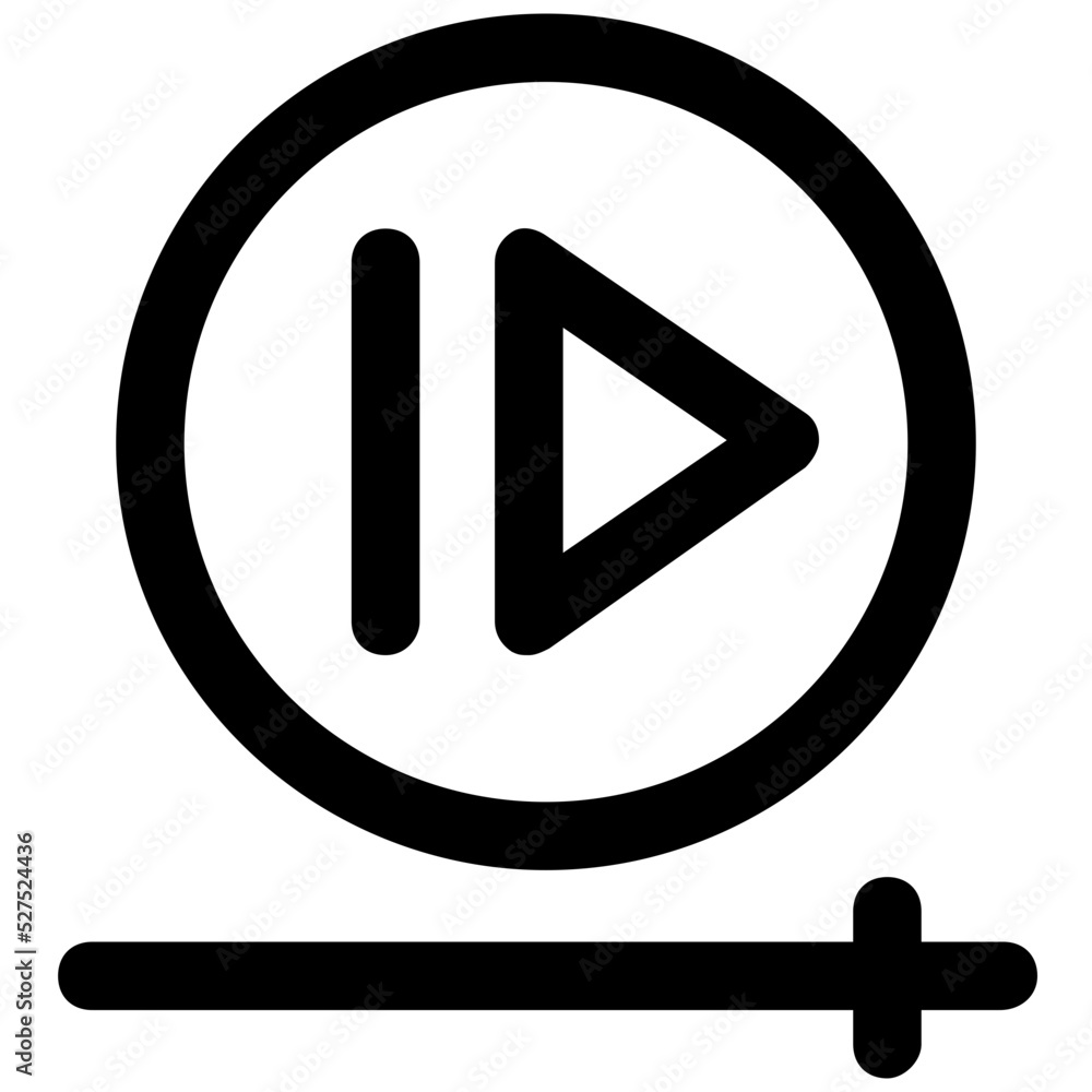 Media Player Vector Icon Media Player Vector Icon