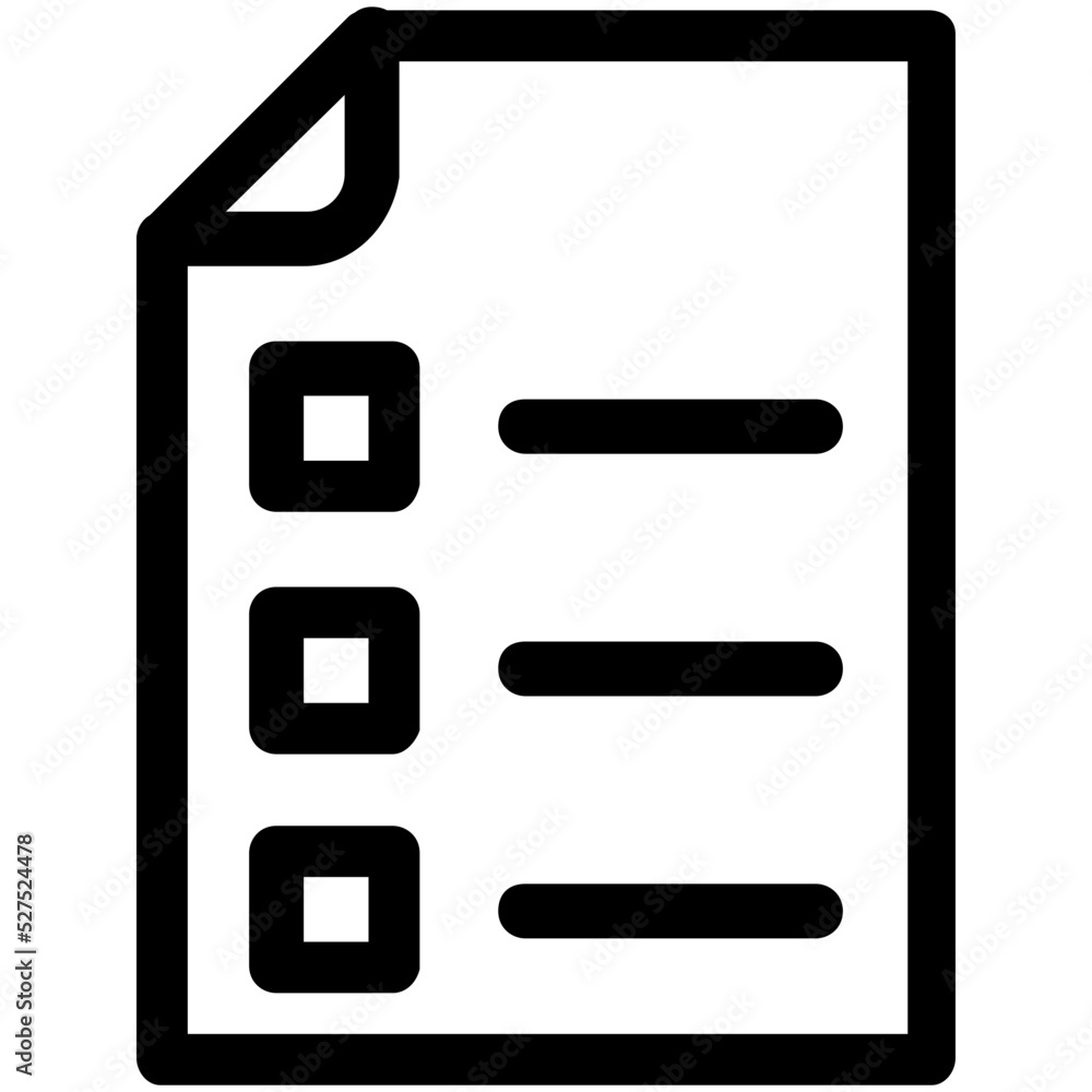 Checklist Vector Icon Checklist Vector Icon
