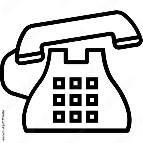 Landline Vector Icon