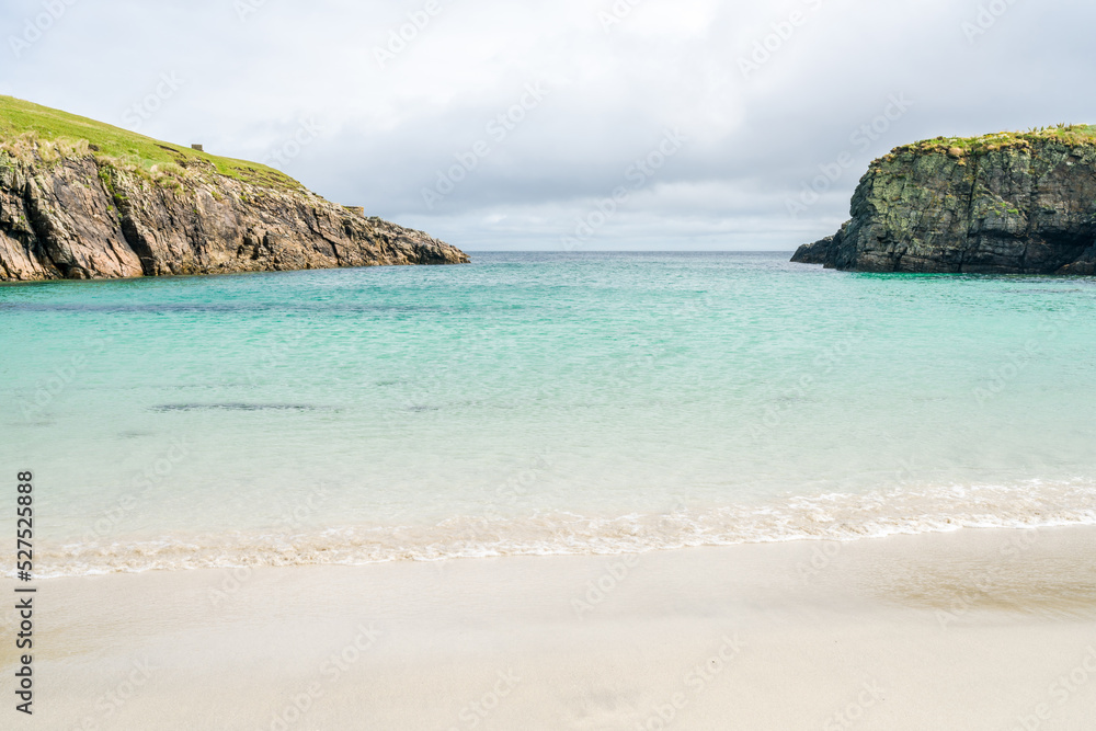 Port Stoth bay and beach on Isle of Lewis, Scotland, UK Port Stoth bay and beach on Isle of Lewis, Scotland, UK