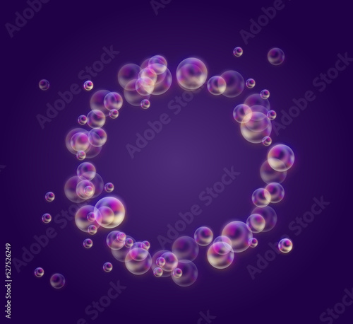 Bubble backgroung illustration