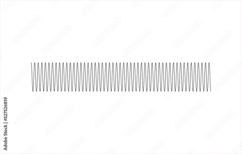 straight spring graphic outline straight spring graphic outline