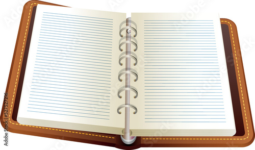 6 round ring business binder notebook	