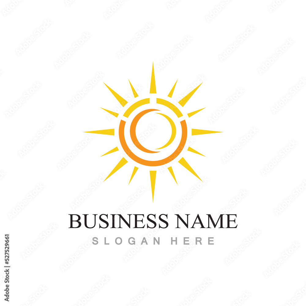 Fototapeta premium Sun Vector illustration Icon