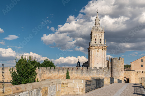 El Burgo de Osma a medieval town famous for its wall and cathedral (Soria, Spain) photo