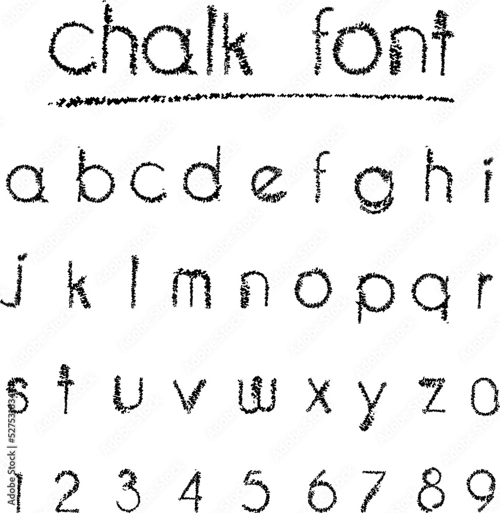chalk font hand drawn alphabet chalk font hand drawn alphabet