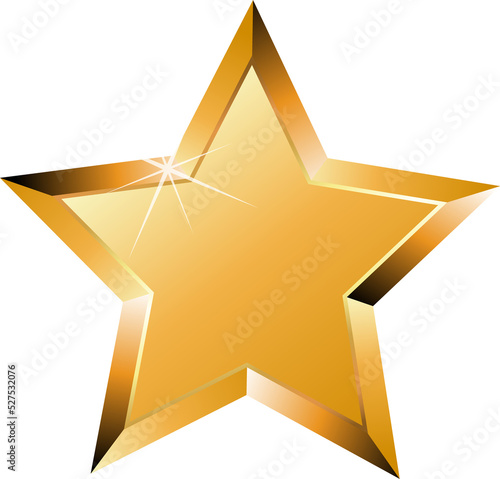 gold star isolated