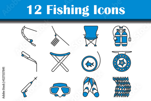 Fishing Icon Set