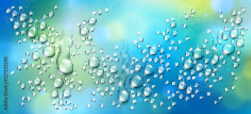 Water rain drops or condens...
