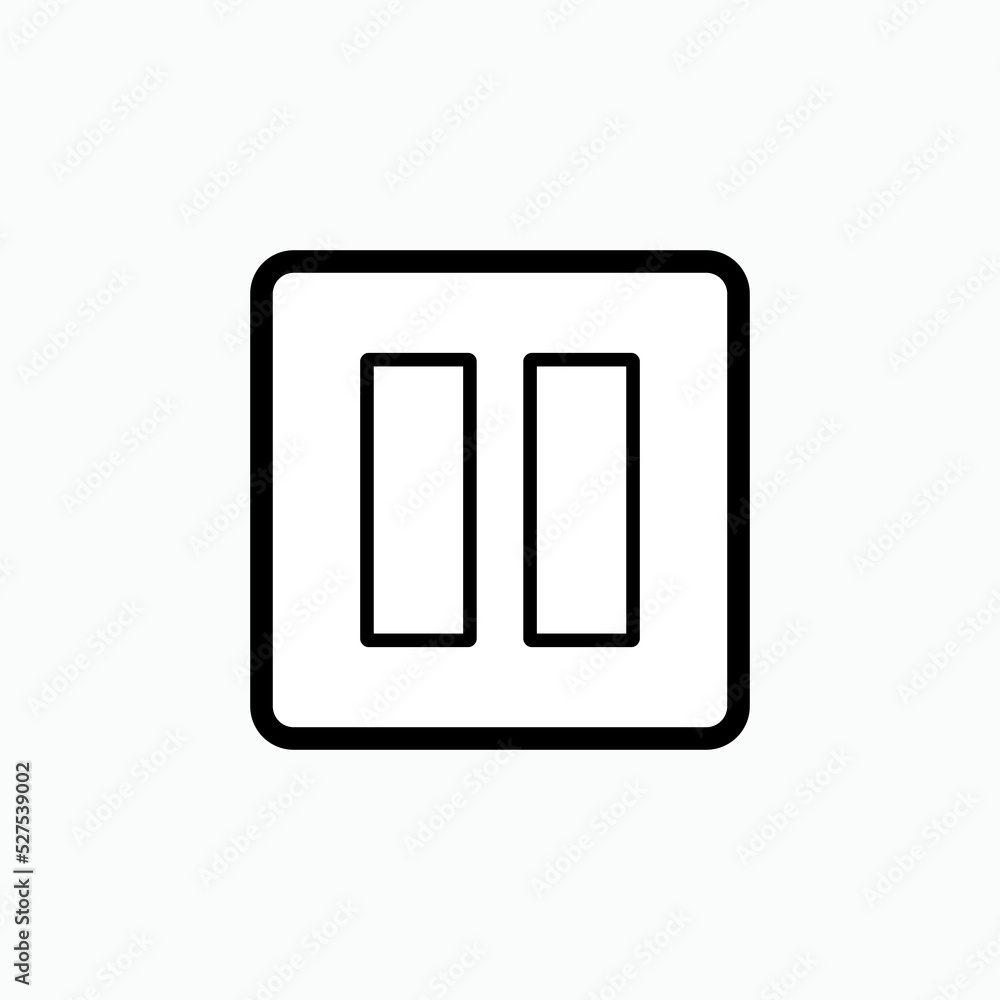 Electrical Switch Icon. On and Off Symbol for Design, Presentation, Website or Apps Elements. Electrical Switch Icon. On and Off Symbol for Design, Presentation, Website or Apps Elements.