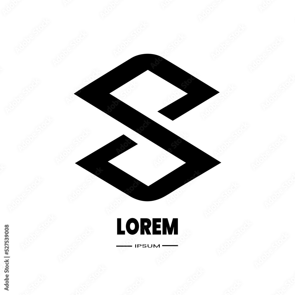 Logo company vector simple design geomatric Logo company vector simple design geomatric